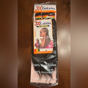 Pk of 3 3X Ghana Pre-Stretched Hair Extensions